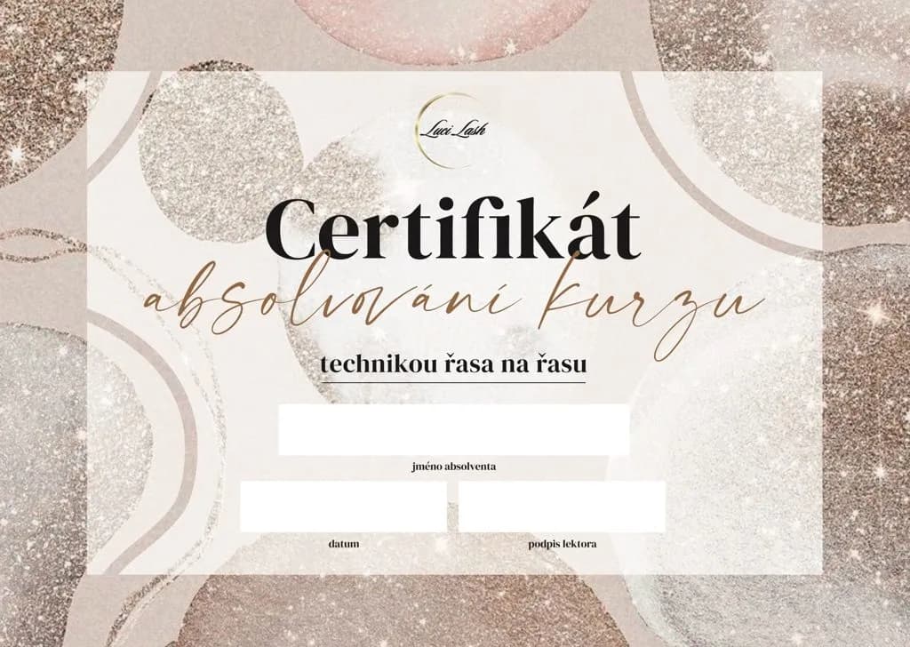 Ukázka certifikátu 1